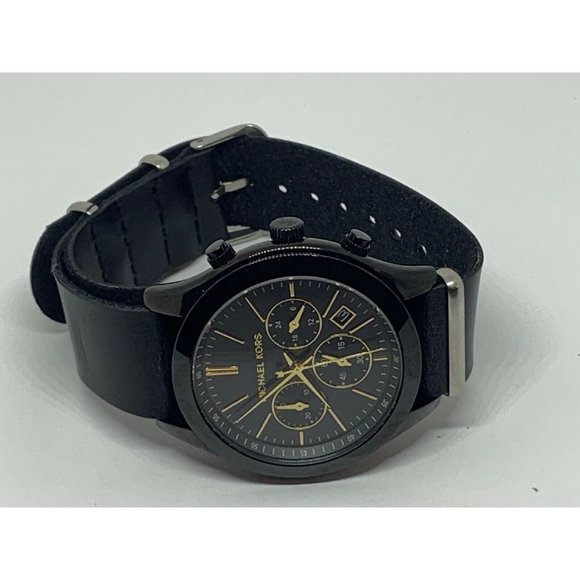 Michael Kors MK6253 Women\'s Black Leather Analog B main image 4